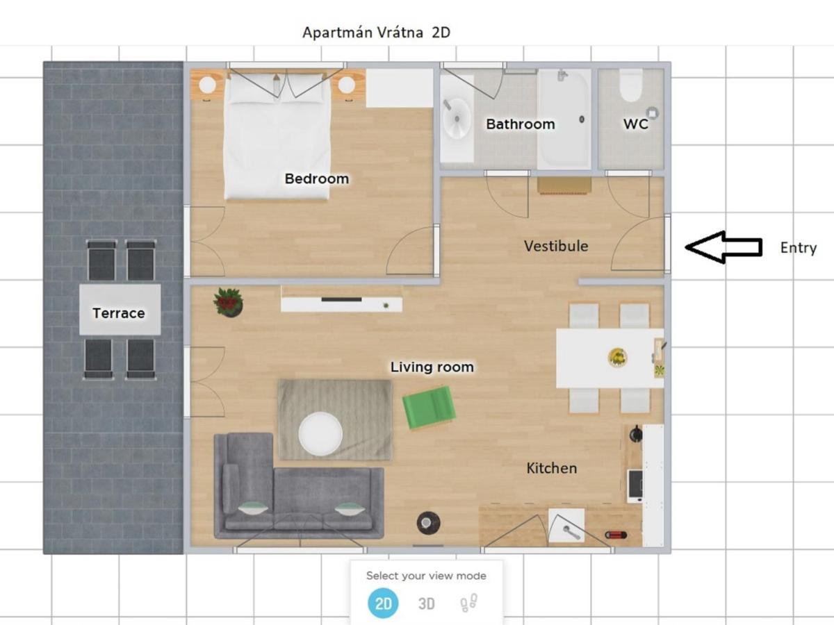 Apartmán Vrátna Terchová Esterno foto